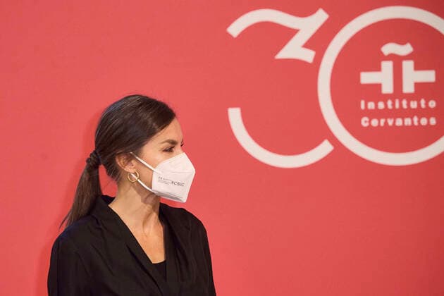 Entertainment Themen der Woche KW51 Entertainment Bilder des Tages 20-12-2021 Queen Letizia attend the annual directors meeting of the Cervantes institute at the Tabakalera cultural center in in Donostia-San Sebastian. No Spain Â  Copyright: xPPEx