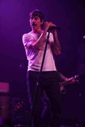 December 21, 2021, Hollywood, CA, USA: MuSICIAN - ANTHONY KEIDIS lead vocals Red Hot Chile Peppers, performing on stage at the Above Ground 3 Benefit Concert. Guitarists Dave Navarro and Billy Morrison (Billy Idol) and an all-star band headlined their third Ã¢â‚¬oeABOVE GROUNDÃ¢â‚¬Â benefit concert on December 20, 2021, at The Fonda Theatre, Hollywood, CA. After sitting out 2020 because of Covid, Navarro and Morrison were joined by a diverse group of special guests including Perry Farrell, Etty Lau Farrell, Corey Taylor, Mark McGrath, Steve Stevens, Franky Perez, Anthony Keidis (Red Hot Chile Peppers), Dexter Holland, and more..As with previous successful events in 2018 and 2019, this immersive evening of art and music celebrates the vi - ZUMAmt3_ 20211221_zaf_mt3_009 Copyright: xScottxMitchellx