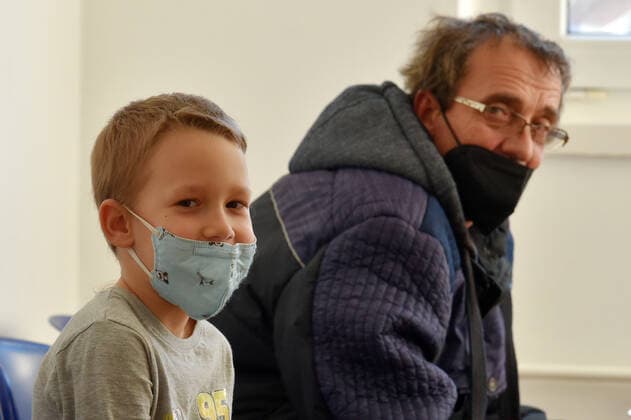 Vaccination against COVID-19 for children aged 5-11 years began at the vaccination center in Kadan, Czech Republic, on December 22, 2021. (CTKxPhoto SlavomirxKubes) CTKPhotoP2021122204148  KBS_06