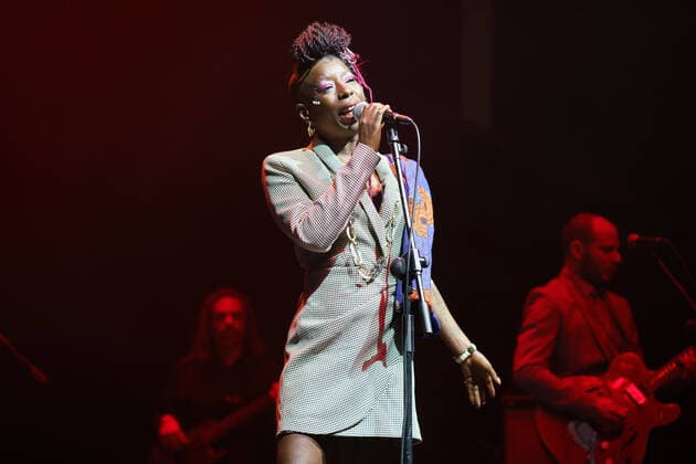 December 26, 2021, Madrid, Spain: Singer Shirley Davis performs during the Madrid Christmas concert at the Conde Duque center in Madrid. Madrid Spain - ZUMAs197 20211226_zaa_s197_042 Copyright: xAtilanoxGarciax