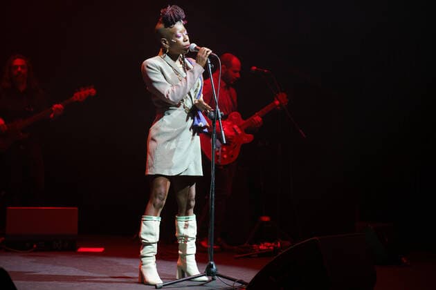 December 26, 2021, Madrid, Spain: Singer Shirley Davis performs during the Madrid Christmas concert at the Conde Duque center in Madrid. Madrid Spain - ZUMAs197 20211226_zaa_s197_044 Copyright: xAtilanoxGarciax