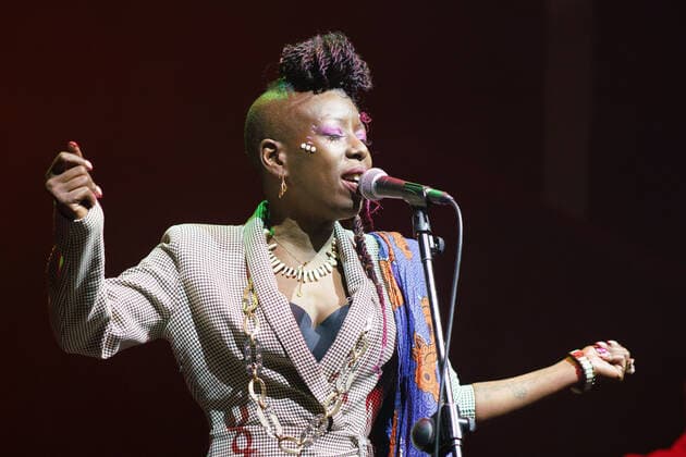 December 26, 2021, Madrid, Spain: Singer Shirley Davis performs during the Madrid Christmas concert at the Conde Duque center in Madrid. Madrid Spain - ZUMAs197 20211226_zaa_s197_049 Copyright: xAtilanoxGarciax