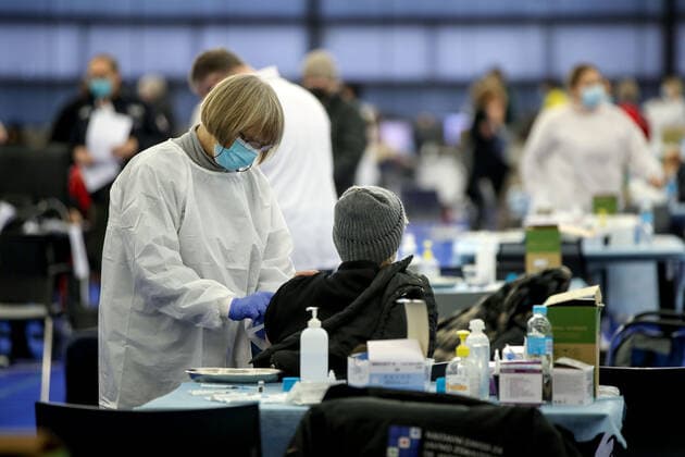 A year ago, vaccination against COVID-19 officially started in Croatia A woman receives a COVID-19 vaccine injection at Zagreb Fair, in Zagreb, Croatia, on December 27, 2021. A year ago, vaccination against COVID-19 officially started in Croatia. From 27 December 2020 to 26 December 2021, Croatia has administered a total of 4,647,360 doses of COVID vaccine so far. Assuming every person needs 2 doses, that™s enough to have vaccinated about 57.1% of the country™s population. IgorxKralj PIXSELL