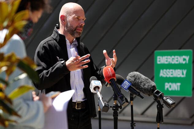 MARTIN FOLEY COVID19 PRESSER, Victoria?s COVID-19 Commander Jeroen speaks to media at the Alfred Hospital in Melbourne, Wednesday, December 29, 2021. Victoria has seen a massive jump in COVID-19 infections with 3767 new cases and five deaths. ( NO ARCHIVING, EDITORIAL USE ONLY, NO USE IN BOOKS WITHOUT CONSENT MELBOURNE VIC AUSTRALIA  Copyright: xCONxCHRONISx 20211229001609591373