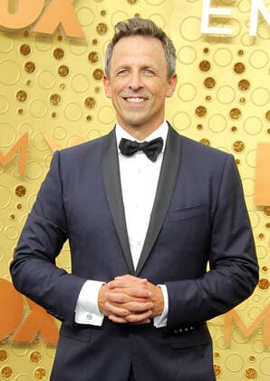 September 22, 2019, Los Angeles, California, United States: 71st Emmy Awards (2019) Arrivals held at the Microsoft Theatre in Los Angeles, California...Featuring: Seth Meyers.Where: Los Angeles, California, United States.When: 22 Sep 2019.Credit: <<Credit ie Snapper WENN.com>>..**ONLY AVAILABLE FOR THE USA* Los Angeles United States - ZUMAw140 20190922_zea_w140_168 Copyright: xAb1x