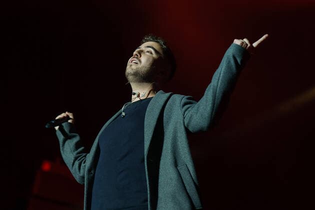 Beret Konzert in Madrid January 4, 2022, Madrid, Spain: Singer Francisco Javier Alvarez Beret, known as Beret performs during a concert at the Palacio de los Deportes. Madrid Spain - ZUMAs197 20220104_zaa_s197_100 Copyright: xAtilanoxGarciax