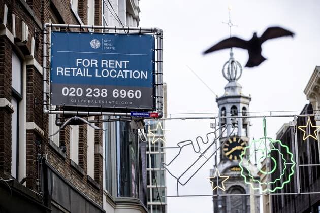 AMSTERDAM A retail property is for rent The vacancy of shops is not only the result of corona, but possibly also of rents that are increasing ANP SEM VAN DER WAL  Copyright: xANPx xxANPx x442512068x originalFilename: 442512068.jpg
