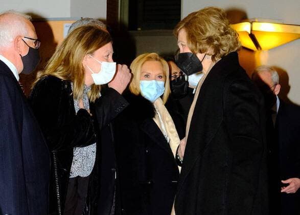 Queen Sofía during the charity concert for the 75th anniversary of Caritas in Madrid, January 08, 2022 Cordon Press