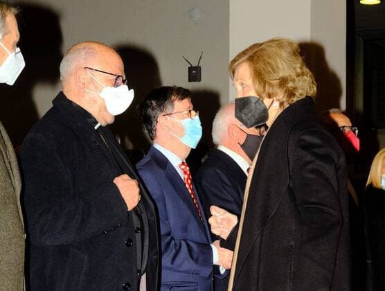 Queen Sofía during the charity concert for the 75th anniversary of Caritas in Madrid, January 08, 2022 Cordon Press