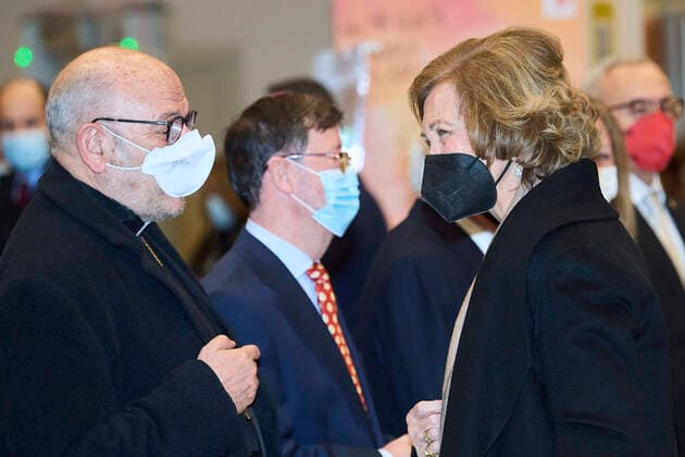 08-01-2022 Madrid Queen Sofia attend the charity concert on the occasion of the 75th anniversary of Caritas Espanola at the national music auditorium in Madrid. No Spain Â  Copyright: xPPEx