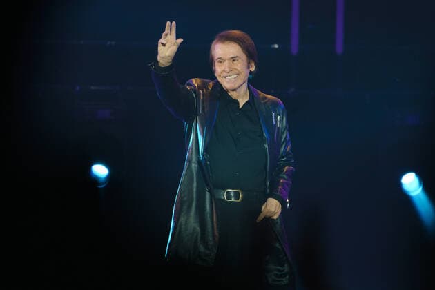 January 9, 2022, Madrid, Spain: Miguel Rafael Martos Sanchez, better known as Raphael performs at the solidarity concert Music with La Palma: Stronger than the volcano at Wizink Center, in Madrid. Madrid Spain - ZUMAs197 20220109_zaa_s197_068 Copyright: xAtilanoxGarciax