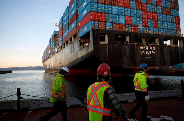 January 9, 2022, VICTORIA, BC, CANADA: The Korean cargo ship SM Busan is docked at the Ogden Point cruise terminal for repairs, in Victoria, B.C., on Sunday, January 9, 2022. The ship ran into engine troubles a week ago while on its way back to Korea. The 304m ship is the first cargo ship to ever dock at the terminal and will take a crew of twenty several weeks to a month to fix while in port. VICTORIA CANADA  - ZUMAc35_ 20220109_zaf_c35_019 Copyright: xChadxHipolitox