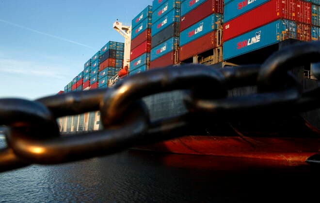 January 9, 2022, VICTORIA, BC, CANADA: The Korean cargo ship SM Busan is docked at the Ogden Point cruise terminal for repairs, in Victoria, B.C., on Sunday, January 9, 2022. The ship ran into engine troubles a week ago while on its way back to Korea. The 304m ship is the first cargo ship to ever dock at the terminal and will take a crew of twenty several weeks to a month to fix while in port. VICTORIA CANADA  - ZUMAc35_ 20220109_zaf_c35_023 Copyright: xChadxHipolitox