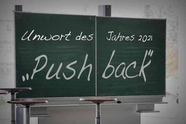 Themenbild Sprache: ã Pushback Ò ist Unwort des Jahres 2021. Leeres Klassenzimmer,Schule,verlassen, Unterichtsausfall,Unterricht. *** Theme image language Òpushback Ò is unword of the year 2021 Empty classroom,school,leave,lesson,teaching