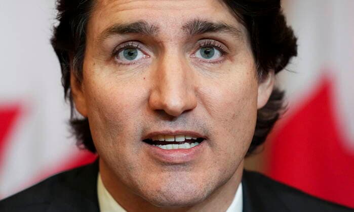 January 12, 2022, Ottawa, Ontario, CANADA: Prime Minister Justin Trudeau speaks during a press conference in Ottawa on Wednesday, Jan. 12, 2022. Ottawa CANADA  - ZUMAc35_ 20220112_zaf_c35_007 Copyright: xThexCanadianxPressx