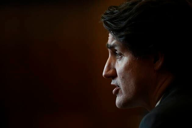 January 12, 2022, Ottawa, Ontario, CANADA: Prime Minister Justin Trudeau speaks during a press conference in Ottawa on Wednesday, Jan. 12, 2022. Ottawa CANADA  - ZUMAc35_ 20220112_zaf_c35_012 Copyright: xSeanxKilpatrickx