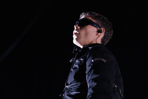 January 13, 2022, Madrid, Spain: Singer Christian Senra, artistically known as Sen Senra performs during his concert at the Palacio de los Deportes in Madrid. Madrid Spain - ZUMAs197 20220113_zaa_s197_174 Copyright: xAtilanoxGarciax