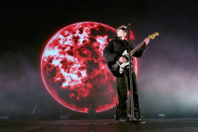January 13, 2022, Madrid, Spain: Singer Christian Senra, artistically known as Sen Senra performs during his concert at the Palacio de los Deportes in Madrid. Madrid Spain - ZUMAs197 20220113_zaa_s197_178 Copyright: xAtilanoxGarciax