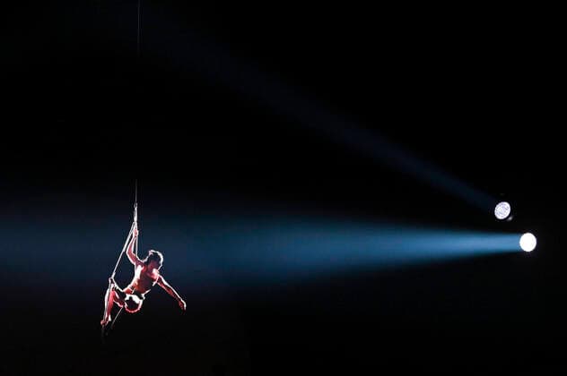 Bilder des Jahres 2022, Entertainment 01 Januar Entertainment Themen der Woche KW02 Premiere der Show Cirque du Soleil - Luzia in der Royal Albert Hall. London, 13.01.2022 *** Premiere of the show Cirque du Soleil Luzia at the Royal Albert Hall London, 13 01 2022 Foto:xS.xVasx xFuturexImage