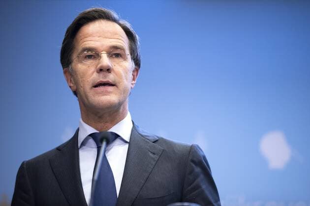 THE HAGUE Prime Minister Mark Rutte during the corona press conference, which he hosted together with health care minister Ernst Kuipers Public Health, Welfare and Sport The cabinet will relax the corona rules for higher education, retail, contact professions and sports ANP SEM VAN DER WAL  Copyright: xANPx xxANPx x442763197x originalFilename: 442763197.jpg