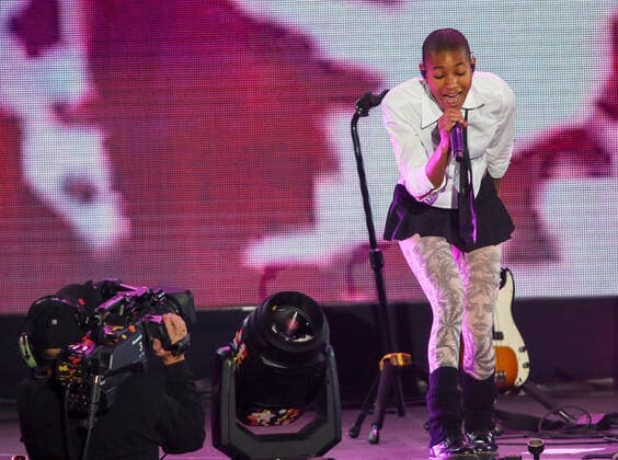 January 15, 2022, Inglewood, CA, USA: INGLEWOOD, CALIFORNIA - JANUARY 15: Willow performs onstage for iHeartRadio ALTer EGO presented by Capital One at The Forum on January 15, 2022 in Inglewood, California. Inglewood USA - ZUMAs181 20220115_zea_s181_059 Copyright: xImagespacex