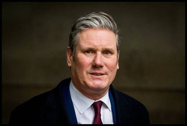 . 16 01 2022. London, United Kingdom. Sir Keir Starmer Attends Sunday Morning Show Labour Leader Sir Keir Starmer attends the Sunday Morning Show presented by Sophie Raworth at BBC New Broadcasting House.  xMartynxWheatleyx xi-Imagesx IIM-23005-0025