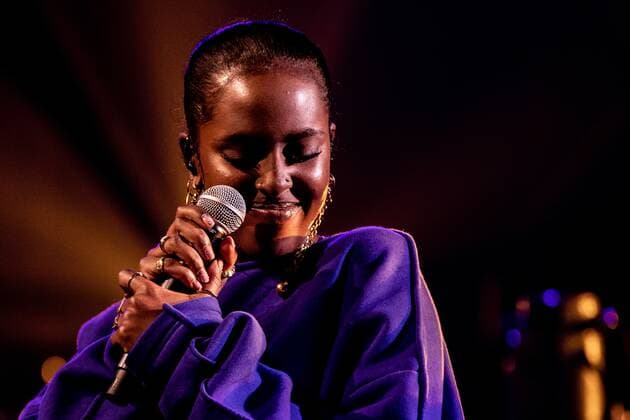 GRONINGEN A livestream performance by Sudanese Dutch singer songwriter Gaidaa is being recorded for Eurosonic Noorderslag Due to the corona virus, the Groningen festival will once again take place completely online ANP KIPPA PAUL BERGEN  Copyright: xANPx xxANPx x442900226x originalFilename: 442900226.jpg