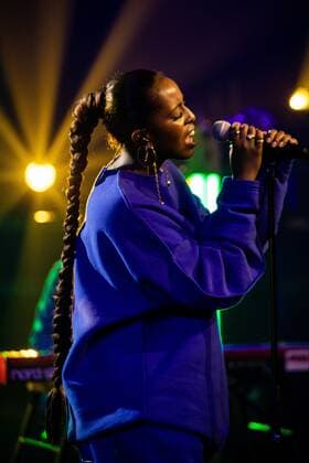 GRONINGEN A livestream performance by Sudanese Dutch singer songwriter Gaidaa is being recorded for Eurosonic Noorderslag Due to the corona virus, the Groningen festival will once again take place completely online ANP KIPPA PAUL BERGEN  Copyright: xANPx xxANPx x442900231x originalFilename: 442900231.jpg
