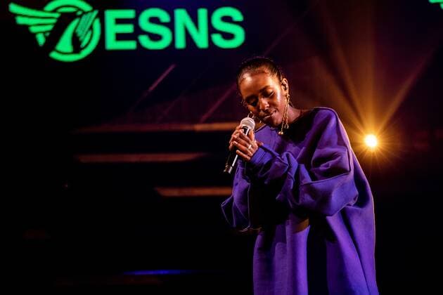 GRONINGEN A livestream performance by Sudanese Dutch singer songwriter Gaidaa is being recorded for Eurosonic Noorderslag Due to the corona virus, the Groningen festival will once again take place completely online ANP KIPPA PAUL BERGEN  Copyright: xANPx xxANPx x442900255x originalFilename: 442900255.jpg
