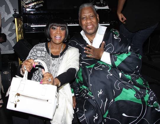 **FILE PHOTO** Andre Leon Talley Has Passed Away at 73. NEW YORK, NY- JUNE 22: Patti LaBelle and Andre Leon Talley backstage at After Midnight, held at the Brooks Atkinson Theatre, on June 22, 2014, in New York City. Copyright: xJosephxMarzullox