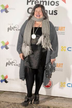 Charo Gonzalez bei der Verleihung der Premios Cygnus 2022, de Cine Solidario y de Valores in der Universität Alcala. Alcala de Henares, 20.01.2022 Charo Gonzalez  Foto:xDyDxFotografosx xFuturexImage