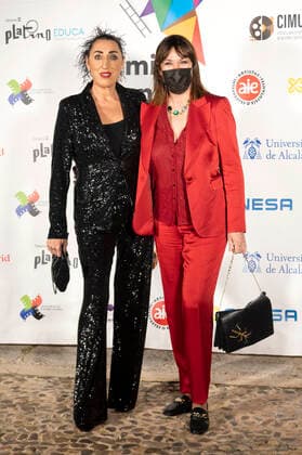 Rossy de Palma und Mabel Lozano bei der Verleihung der Premios Cygnus 2022, de Cine Solidario y de Valores in der Universität Alcala. Alcala de Henares, 20.01.2022 Mabel Lozano  Foto:xDyDxFotografosx xFuturexImage