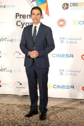 Javier Rodriguez Palacios bei der Verleihung der Premios Cygnus 2022, de Cine Solidario y de Valores in der Universität Alcala. Alcala de Henares, 20.01.2022 Javier Rodriguez Palacios  Foto:xDyDxFotografosx xFuturexImage
