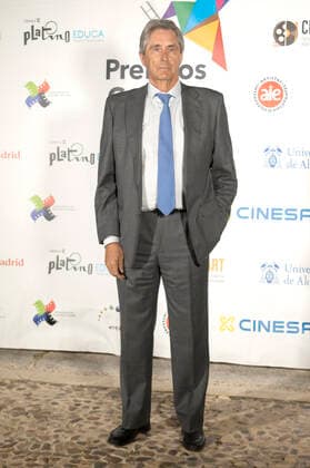 Jose Vicente Saz Perez bei der Verleihung der Premios Cygnus 2022, de Cine Solidario y de Valores in der Universität Alcala. Alcala de Henares, 20.01.2022 JosÃ Vicente Saz PÃ rez  Foto:xDyDxFotografosx xFuturexImage