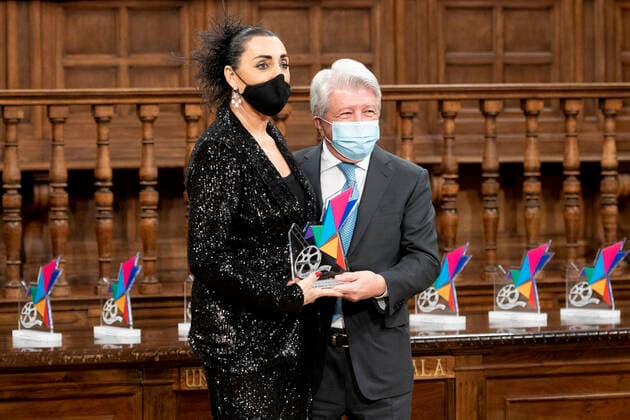 Rossy de Palma bei der Verleihung der Premios Cygnus 2022, de Cine Solidario y de Valores in der Universität Alcala. Alcala de Henares, 20.01.2022 Rossy de Palma  Foto:xDyDxFotografosx xFuturexImage