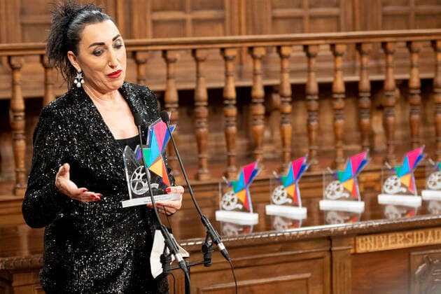 Rossy de Palma bei der Verleihung der Premios Cygnus 2022, de Cine Solidario y de Valores in der Universität Alcala. Alcala de Henares, 20.01.2022 Rossy de Palma  Foto:xDyDxFotografosx xFuturexImage
