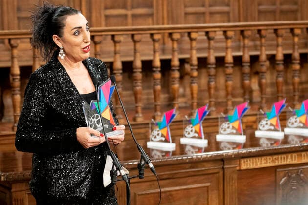 Rossy de Palma bei der Verleihung der Premios Cygnus 2022, de Cine Solidario y de Valores in der Universität Alcala. Alcala de Henares, 20.01.2022 Rossy de Palma  Foto:xDyDxFotografosx xFuturexImage