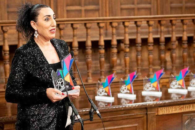 Rossy de Palma bei der Verleihung der Premios Cygnus 2022, de Cine Solidario y de Valores in der Universität Alcala. Alcala de Henares, 20.01.2022 Rossy de Palma  Foto:xDyDxFotografosx xFuturexImage