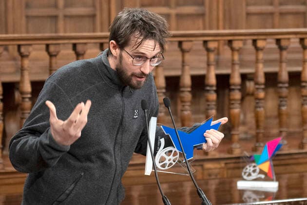 Dani de la Torre bei der Verleihung der Premios Cygnus 2022, de Cine Solidario y de Valores in der Universität Alcala. Alcala de Henares, 20.01.2022 Dani de la Torre  Foto:xDyDxFotografosx xFuturexImage