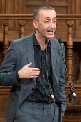David Casas Risco bei der Verleihung der Premios Cygnus 2022, de Cine Solidario y de Valores in der Universität Alcala. Alcala de Henares, 20.01.2022  Foto:xDyDxFotografosx xFuturexImage