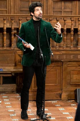 Miguel Angel Munoz bei der Verleihung der Premios Cygnus 2022, de Cine Solidario y de Valores in der Universität Alcala. Alcala de Henares, 20.01.2022 Miguel Ãngel Munoz  Foto:xDyDxFotografosx xFuturexImage