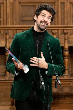 Miguel Angel Munoz bei der Verleihung der Premios Cygnus 2022, de Cine Solidario y de Valores in der Universität Alcala. Alcala de Henares, 20.01.2022 Miguel Ãngel Munoz  Foto:xDyDxFotografosx xFuturexImage