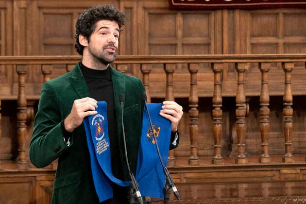 Miguel Angel Munoz bei der Verleihung der Premios Cygnus 2022, de Cine Solidario y de Valores in der Universität Alcala. Alcala de Henares, 20.01.2022 Miguel Ãngel Munoz  Foto:xDyDxFotografosx xFuturexImage