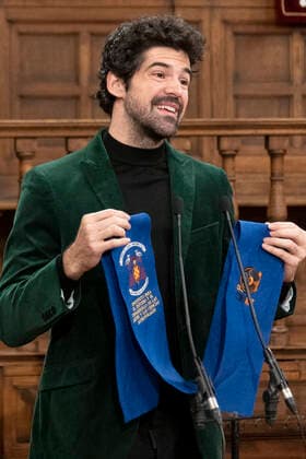 Miguel Angel Munoz bei der Verleihung der Premios Cygnus 2022, de Cine Solidario y de Valores in der Universität Alcala. Alcala de Henares, 20.01.2022 Miguel Ãngel Munoz  Foto:xDyDxFotografosx xFuturexImage