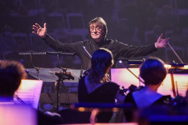 MOSCOW, RUSSIA â€“ JANUARY 24, 2022: Conductor Yuri Bashmet performs during a concert marking his 69th birthday at the Tchaikovsky Concert Hall; the concert is held as part of the 2022 Winter International Arts Festival. Artyom Geodakyan TASS  TS120251