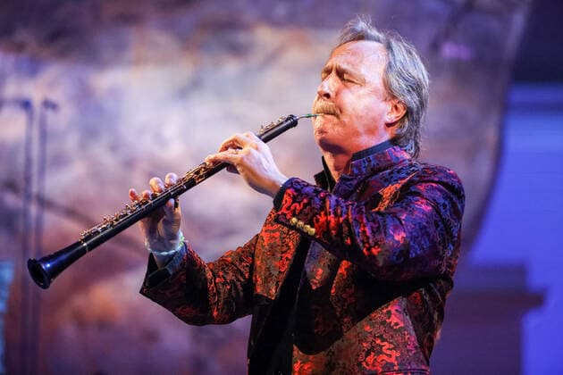 MOSCOW, RUSSIA â€“ JANUARY 24, 2022: German oboist Albrecht Mayer performs during a concert marking conductor Yuri Bashmet s 69th birthday at the Tchaikovsky Concert Hall; the concert is held as part of the 2022 Winter International Arts Festival. Artyom Geodakyan TASS  TS12026C
