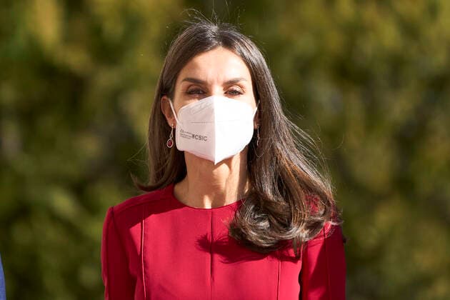 27-01-2022 Madrid Queen Letizia attend the presentation of the 13rd edition of the Luis Carandell awards for parliamentary journalism at the Senate palace in Madrid. Luis Carandell (1929-2002) was a Spanish journalist and writer. No Spain Â  Copyright: xPPEx