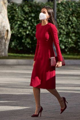 27-01-2022 Madrid Queen Letizia attend the presentation of the 13rd edition of the Luis Carandell awards for parliamentary journalism at the Senate palace in Madrid. Luis Carandell (1929-2002) was a Spanish journalist and writer. No Spain Â  Copyright: xPPEx