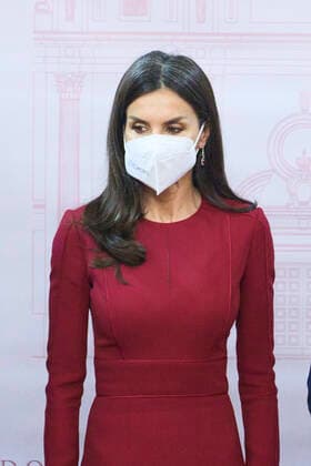 27-01-2022 Madrid Queen Letizia attend the presentation of the 13rd edition of the Luis Carandell awards for parliamentary journalism at the Senate palace in Madrid. Luis Carandell (1929-2002) was a Spanish journalist and writer. No Spain Â  Copyright: xPPEx