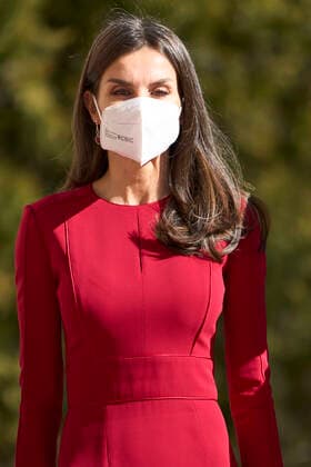 27-01-2022 Madrid Queen Letizia attend the presentation of the 13rd edition of the Luis Carandell awards for parliamentary journalism at the Senate palace in Madrid. Luis Carandell (1929-2002) was a Spanish journalist and writer. No Spain Â  Copyright: xPPEx